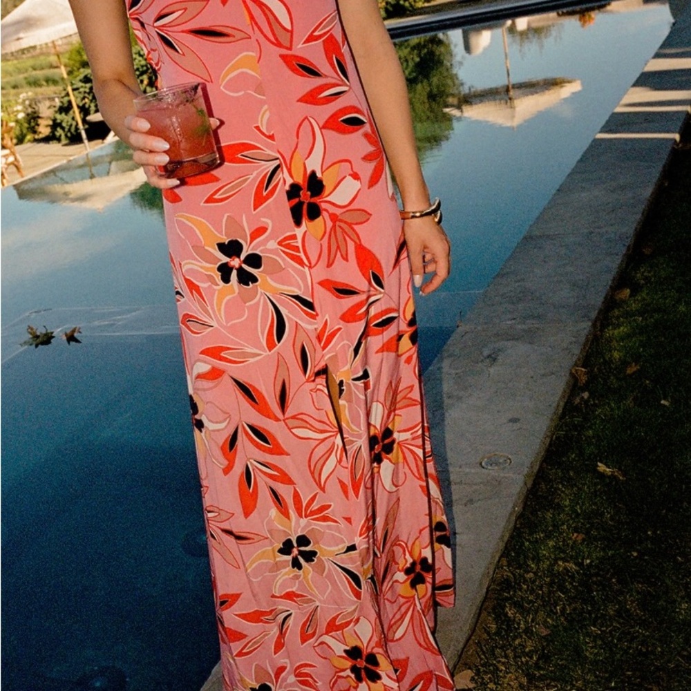 Yumi Kim Studio 54 Tango Silk Maxi Dress